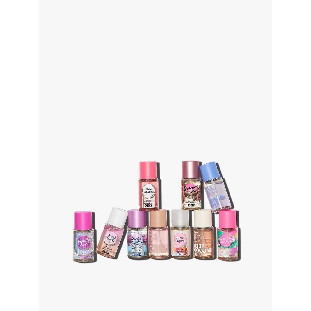Victoria’s Secret Pink “We Mist You!” 10-Piece Mini Body Mist Gift Wreath - Picture 3 of 4